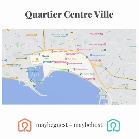 公寓 C065-chic And Modern Apt With Terrace - La Croisette *